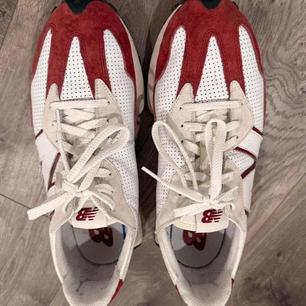 New Balance 327 Color Pack Sneakers White Red